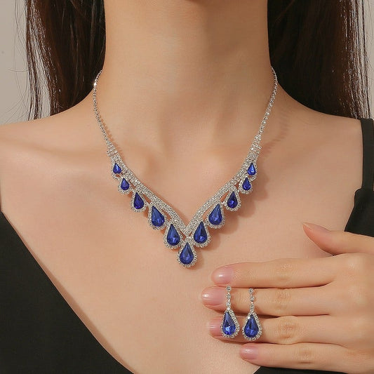 Sapphire elegant set
