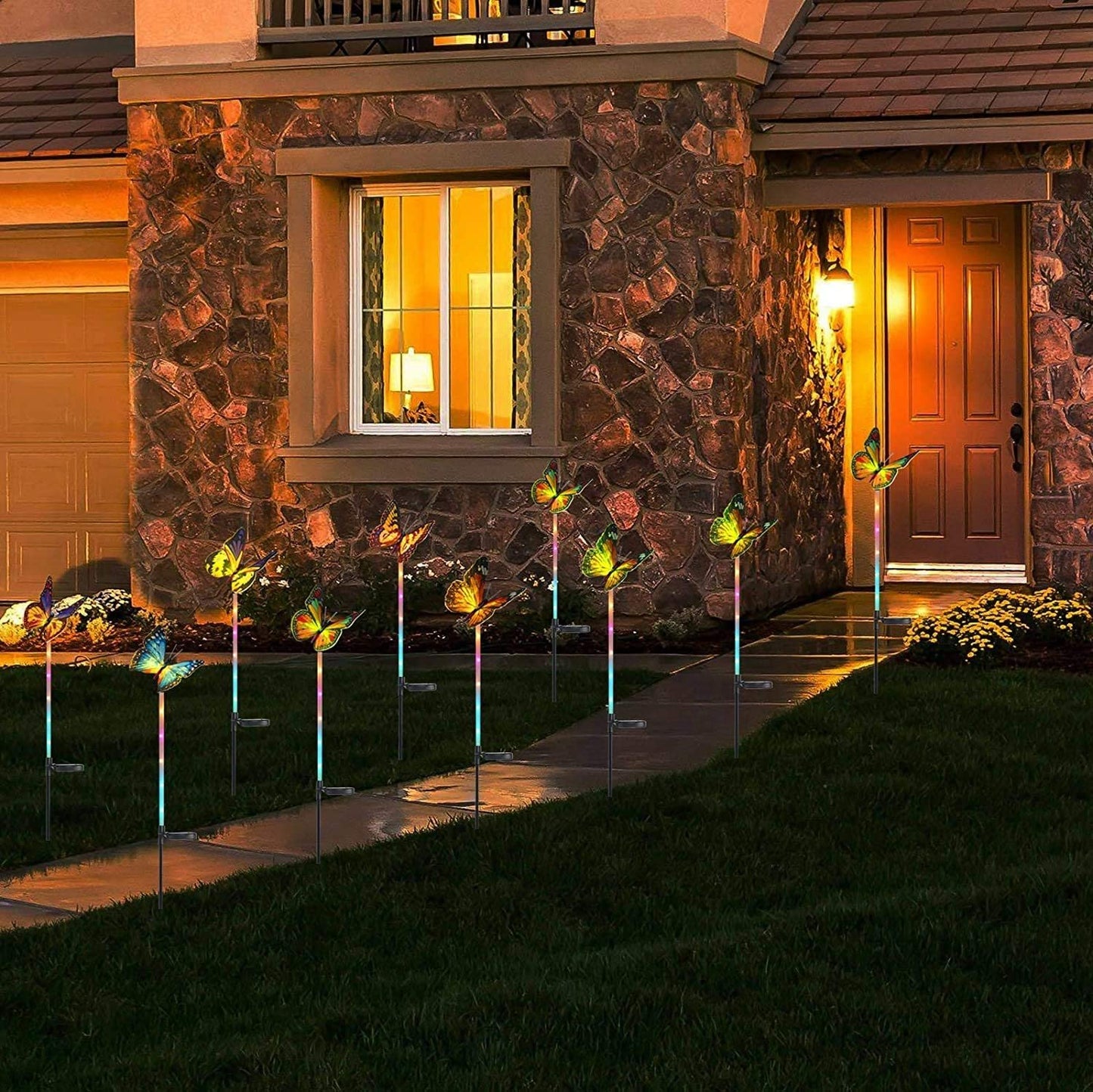 🔥Last Day Promotion 50% OFF🔥 - Solar Garden Butterfly Lights Outdoor Decor