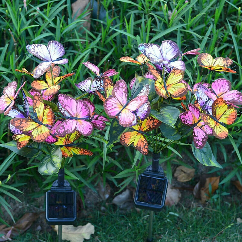 Solar Garden Butterfly Waterproof Lamp