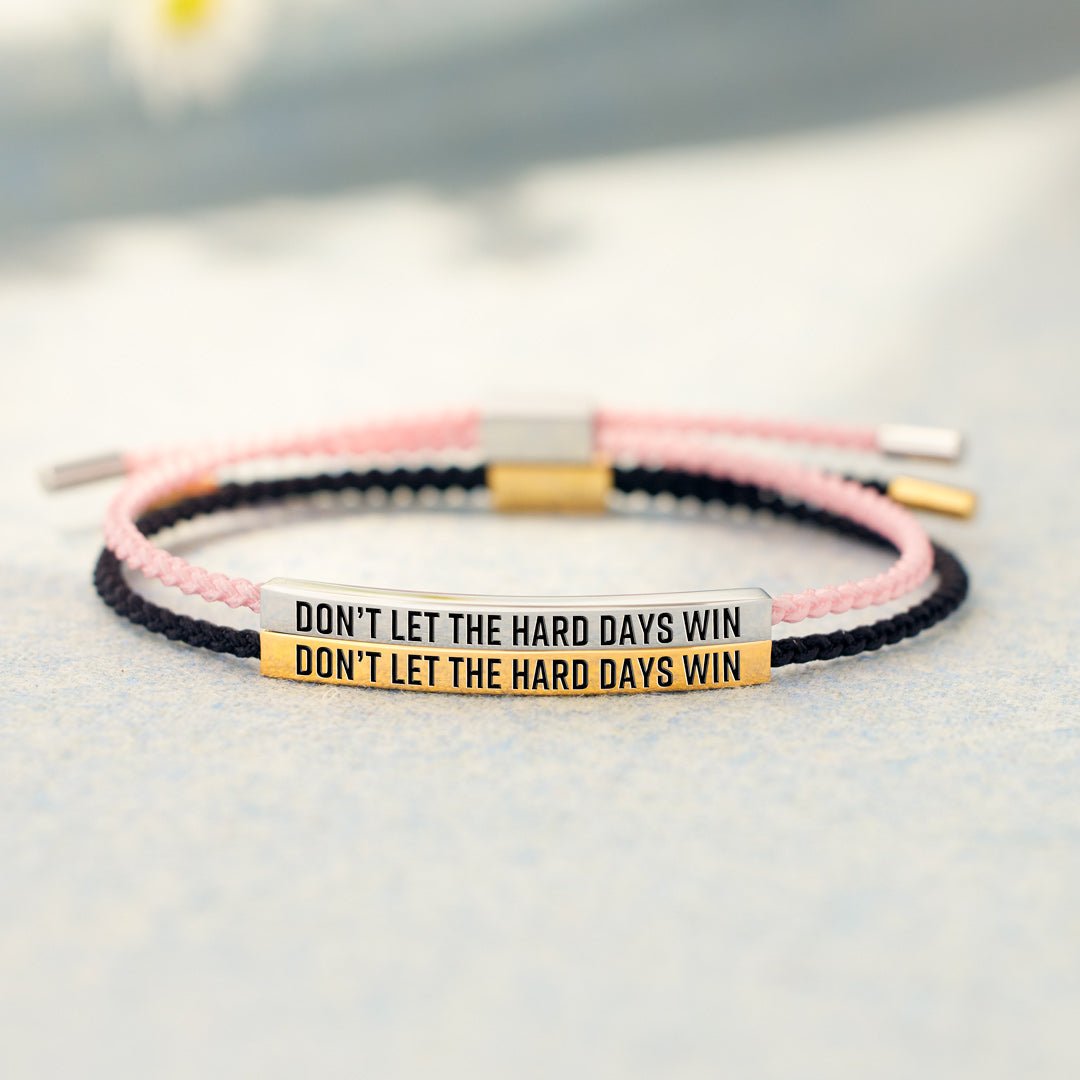 🔥LAST DAY 49% OFF - Don't Let The Hard Days Win Tube Bracelet