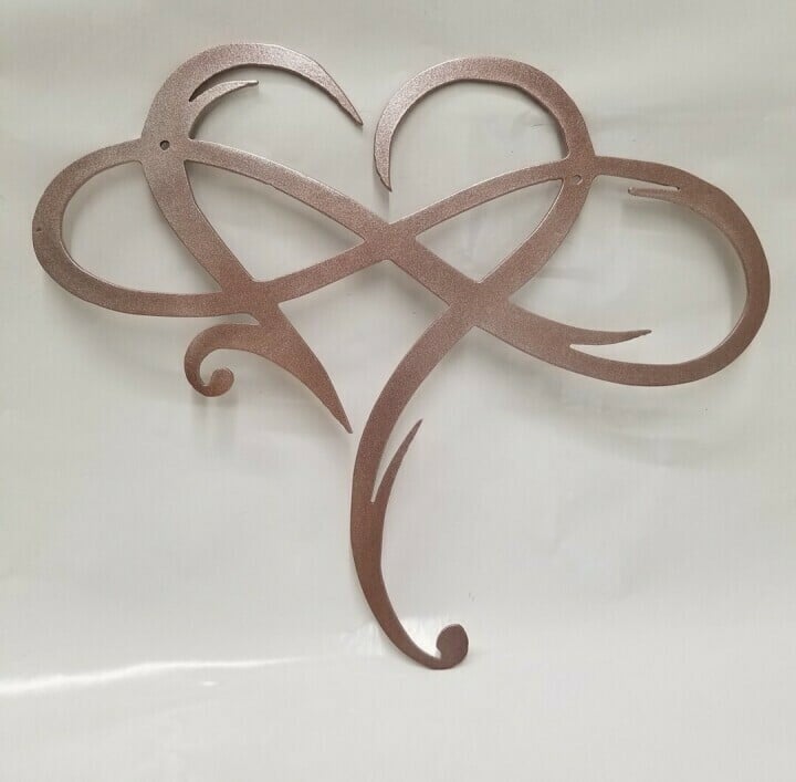 🔥Last Day Promotion 49% OFF - 💞Infinity heart-Steel wall decor Metal Wall art
