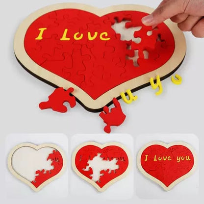Heart Shape Puzzle|Say I Love You in 100 Languages