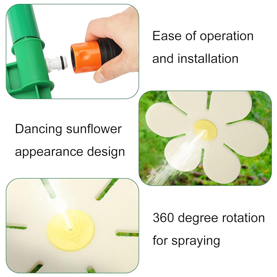 🔥LAST DAY 49% OFF🤣Crazy Dancing Flower Water Sprinkler