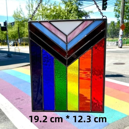 🏳️‍🌈Progress Pride Stained Glass Flag🌈