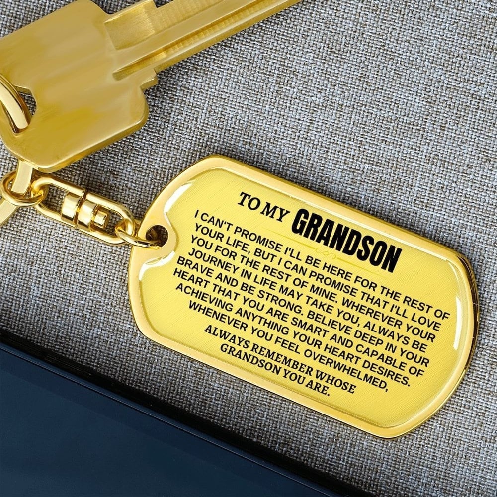 🔥🎁Last Day 49% - To My Grandchildren - Remember Whose Grandchildren You Are - Unique Keychain