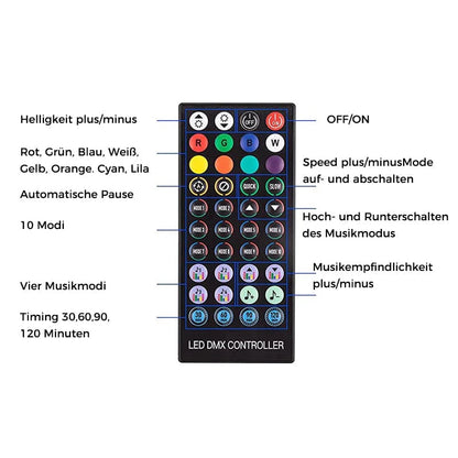 💡🌈Bunte Fernbedienungslichter😎