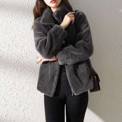🔥LAST DAY 49% OFF - 💥Padded Coat Stand-collar Double-faced Fleece Jacket