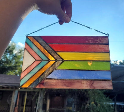 🏳️‍🌈Progress Pride Stained Glass Flag🌈
