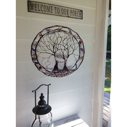 🎁2024 New Year Hot Sale🎁49%  Circle of Life Garden Wall Art, The Moon Huggers