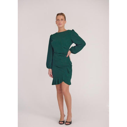 🔥Spring Hot Sale 49% OFF-Women's Dress Puff Sleeve Plain Color(Two for free shipping