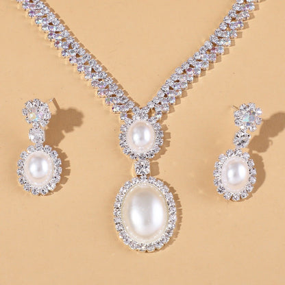 Gem necklace set