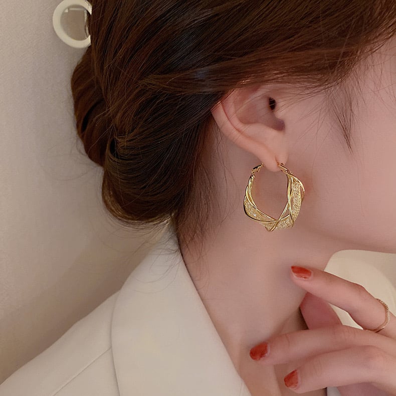 🔥LAST DAY 49% OFF -💕-S925 Fashion Twist Earrings