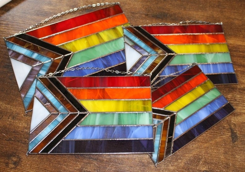 🏳️‍🌈Progress Pride Stained Glass Flag🌈
