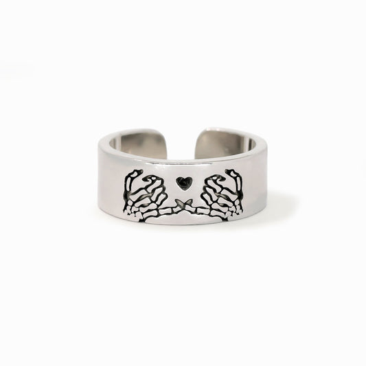 🎁FOR FRIEND - FRIENDS UNTIL DIE OPEN RING