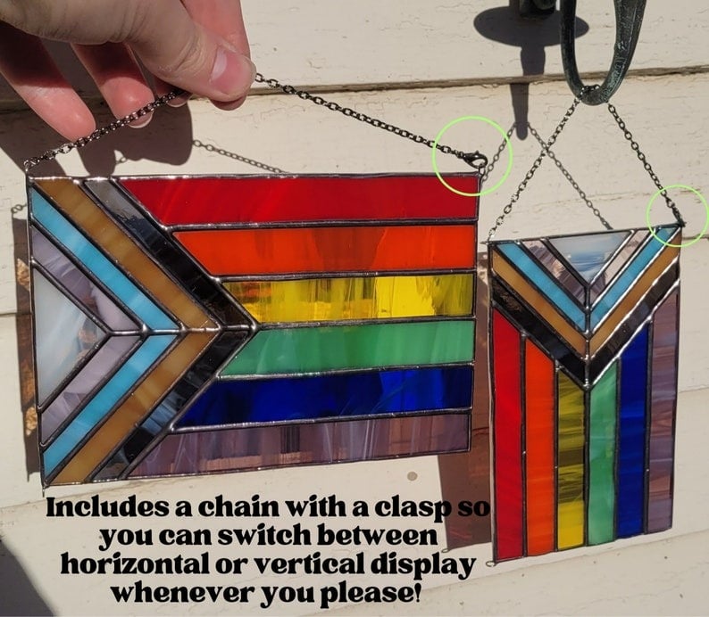 🏳️‍🌈Progress Pride Stained Glass Flag🌈