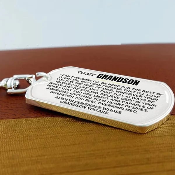 🔥🎁Last Day 49% - To My Grandchildren - Remember Whose Grandchildren You Are - Unique Keychain