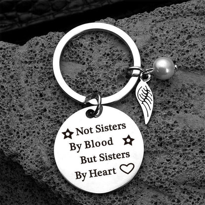 Best Friend Keyring Gift - Sisters by Heart Gift