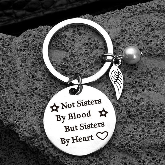 Best Friend Keyring Gift - Sisters by Heart Gift