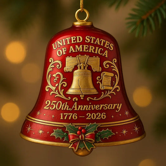 🔥Last Day 49% OFF -🔔United States 250th Anniversary Bell Ornament