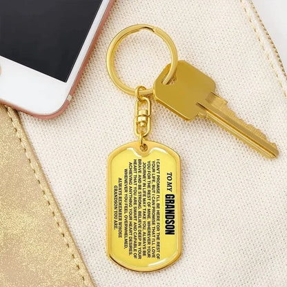 🔥🎁Last Day 49% - To My Grandchildren - Remember Whose Grandchildren You Are - Unique Keychain