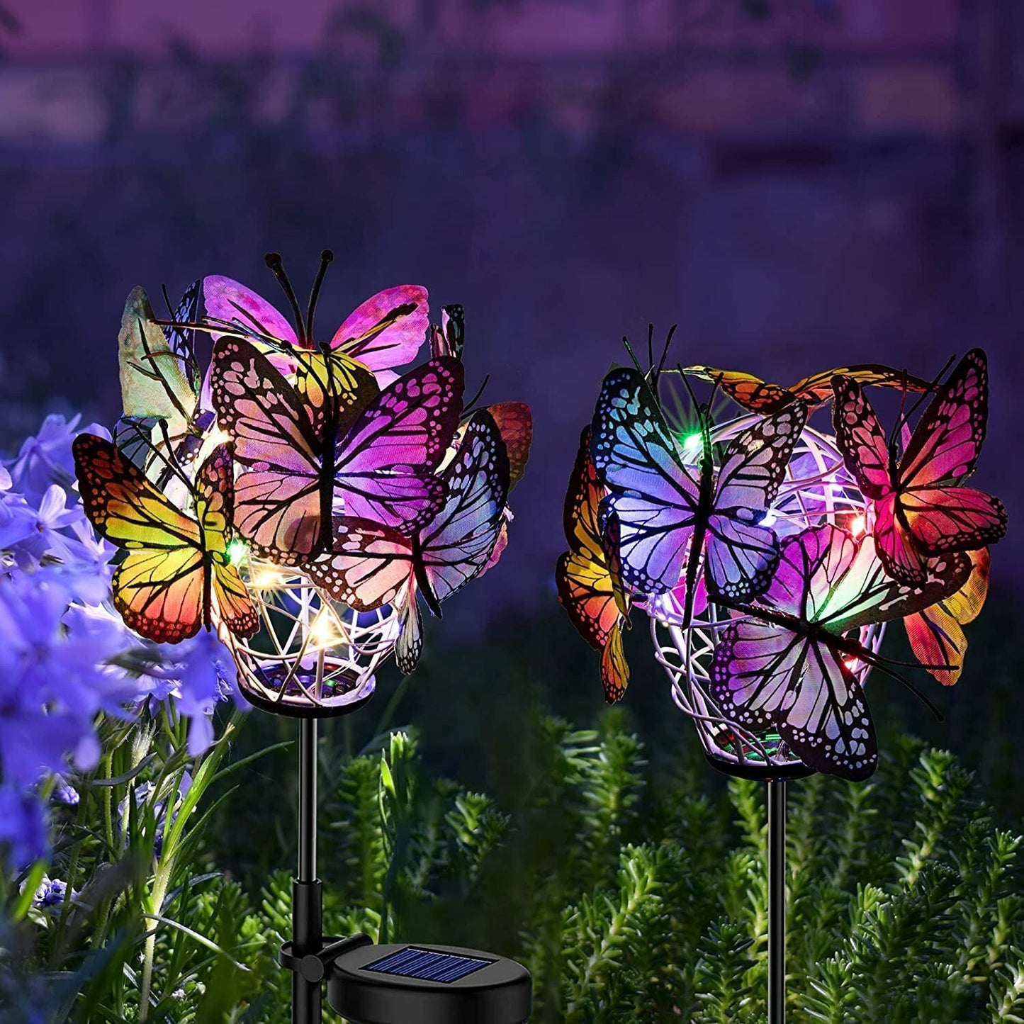 🔥Last Day 49% OFF - Solar Butterfly Stake Lights 🦋