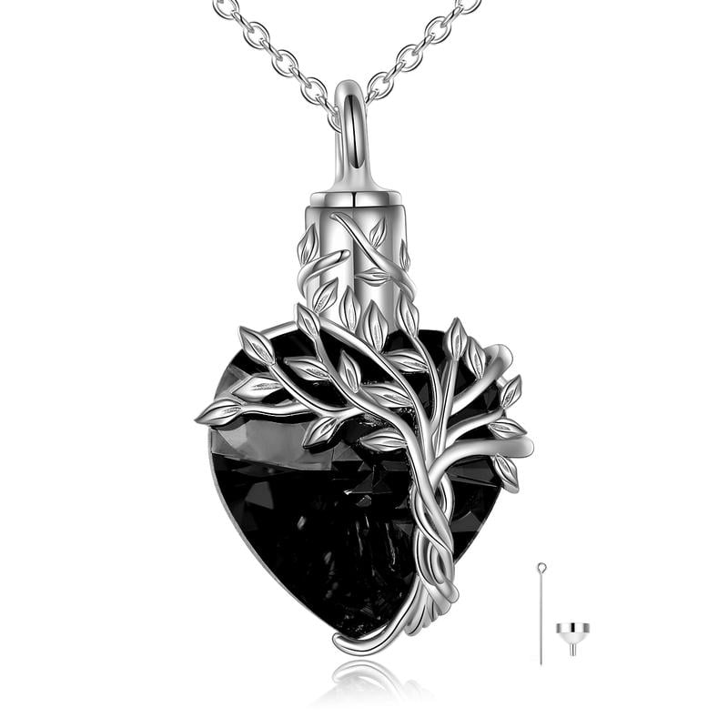 🔥Last Day 49% OFF - 🎁925 Sterling Silver  Heart Urn Necklace