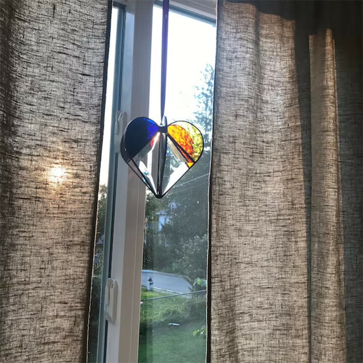 🔥 Summer SALE-60%OFF 🔥 Multi-sided Heart Colourful Decoration