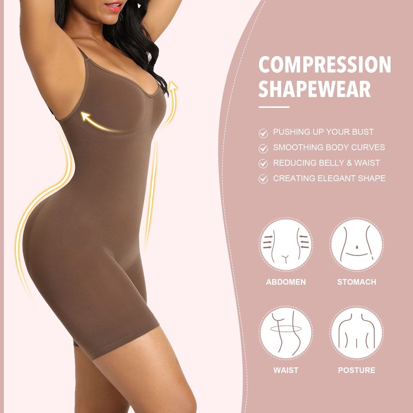 🎁Shapewear for Women Tummy Control Full Bust Body Shaper