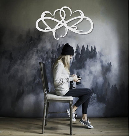 🔥Last Day Promotion 49% OFF - 💞Infinity heart-Steel wall decor Metal Wall art