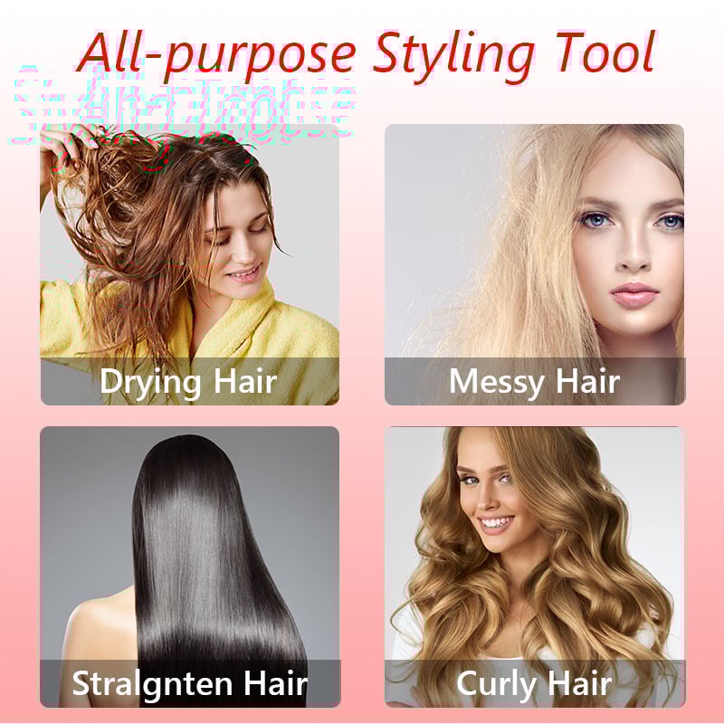 🔥Last Day Special Sale 49%|3-in-1 Hot Air Styler And Rotating Hair Dryer