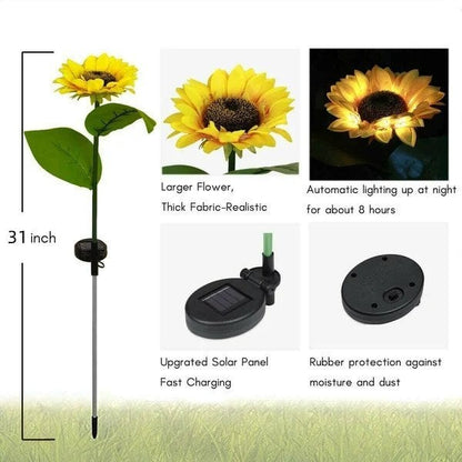 🌻Solar Powered Sunflower Outdoor Garden Light🌻