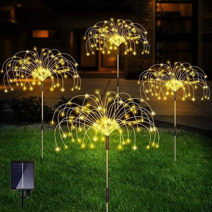 🔥LAST DAY 49% OFF - 🎁Waterproof Solar Garden Fireworks Lamp