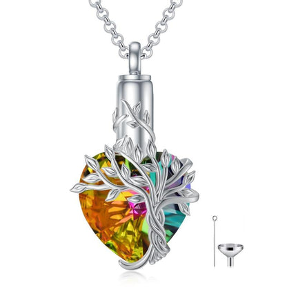 🔥Last Day 49% OFF - 🎁925 Sterling Silver  Heart Urn Necklace