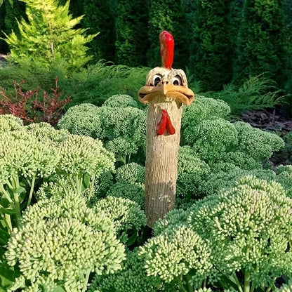 😂Funny Garden Hidden Chicken Statue Decoration🐓