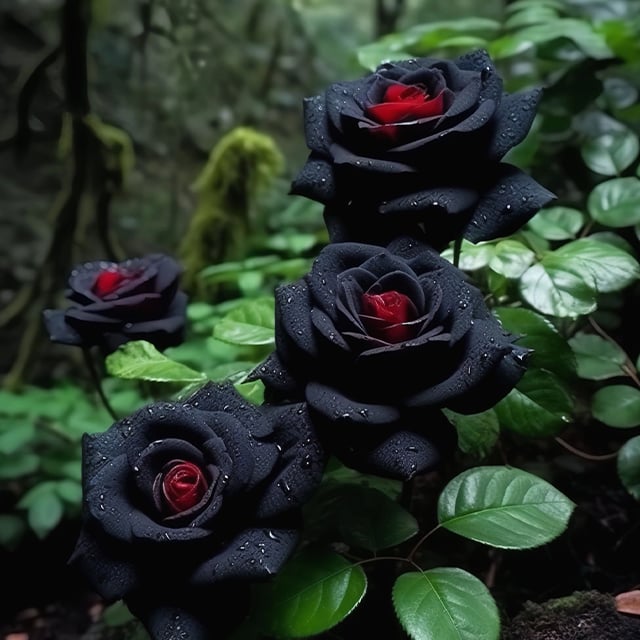 🔥Last Day 49% OFF-RARE BLACK RED ROSE FLOWER SEEDS