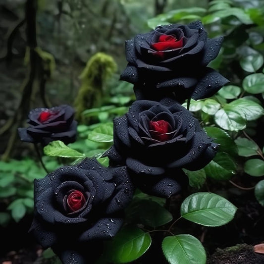 🔥Last Day 49% OFF-RARE BLACK RED ROSE FLOWER SEEDS