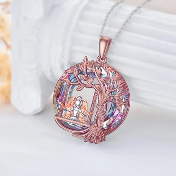 Last Day 49% OFF--🎁S925 Sterling Silver Tree of Life Sisters Necklace