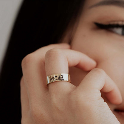 🎁FOR FRIEND - FRIENDS UNTIL DIE OPEN RING