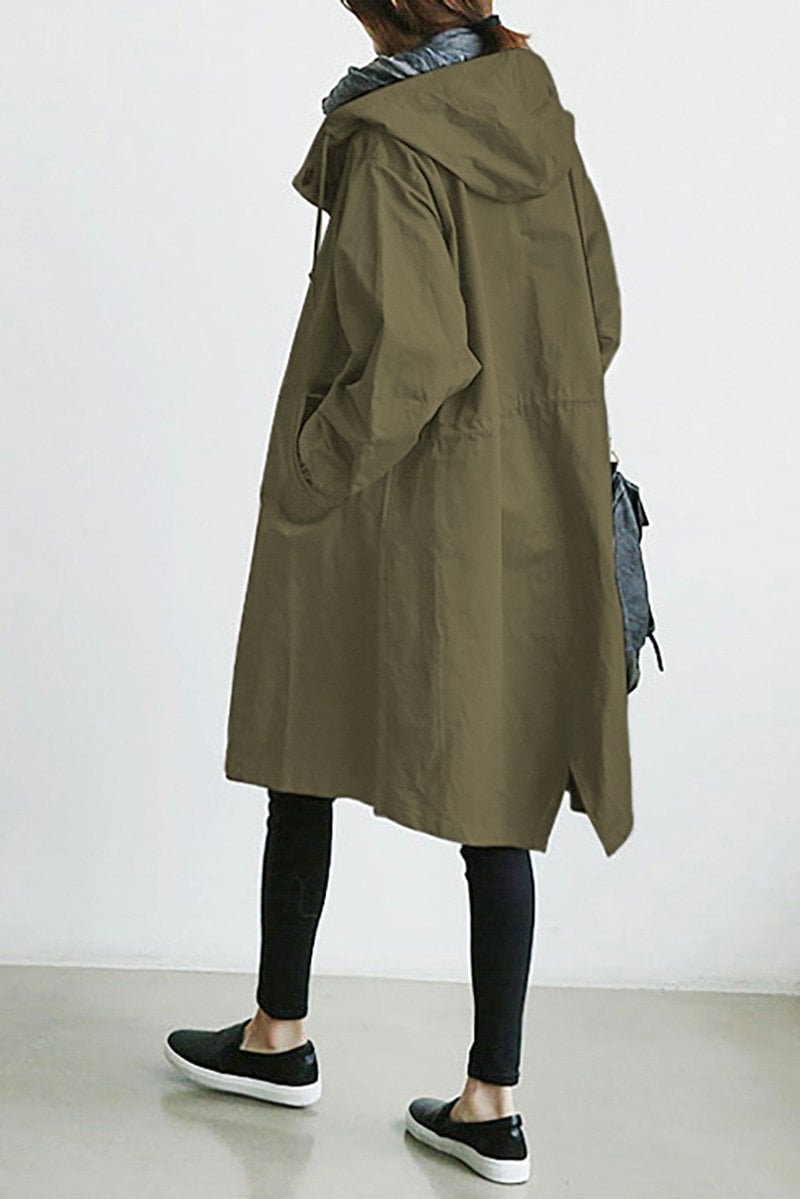 🔥Last Day 49% OFF - Waterproof Hooded Trench Coat