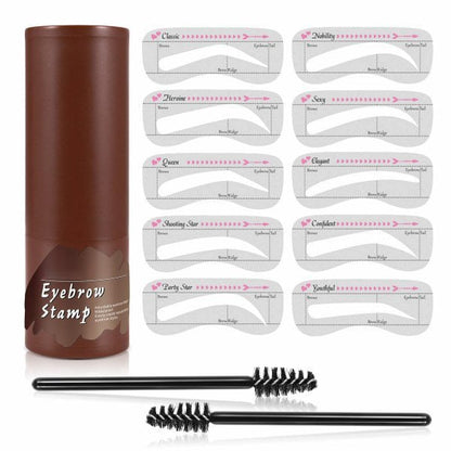 (🎁2024 New Year Hot Sale🎁)🔥 49% OFF-Perfect Brows Stencil & Stamp Kit