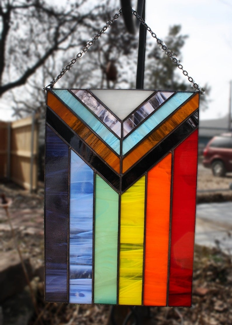 🏳️‍🌈Progress Pride Stained Glass Flag🌈