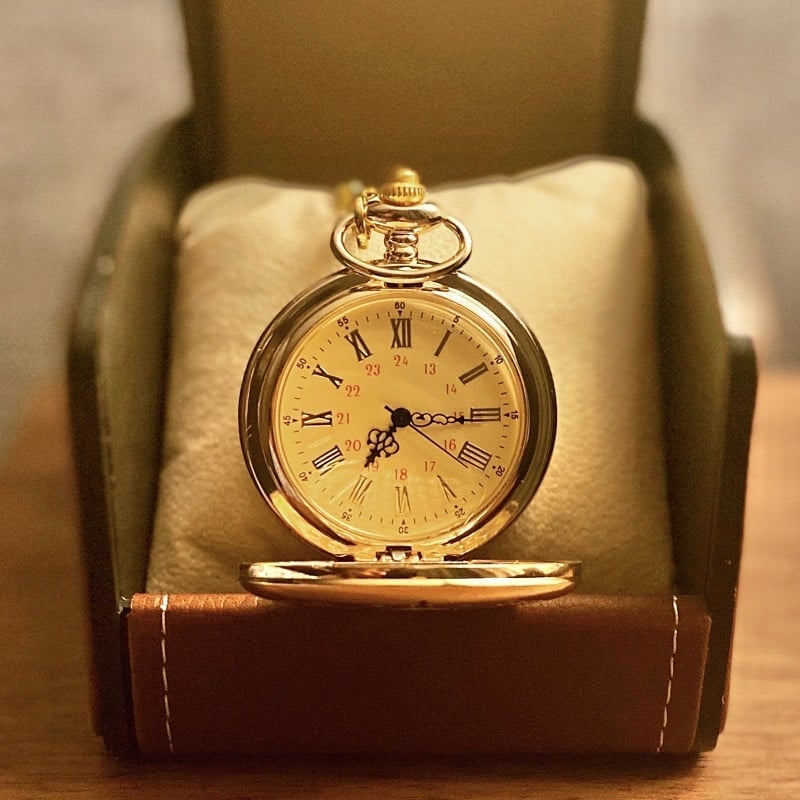 🔥LAST DAY 49% OFF - "TO MY SON/ DAUGHTER/ DAD" Quartz Pocket Chain Watch