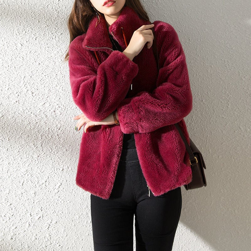 🔥LAST DAY 49% OFF - 💥Padded Coat Stand-collar Double-faced Fleece Jacket