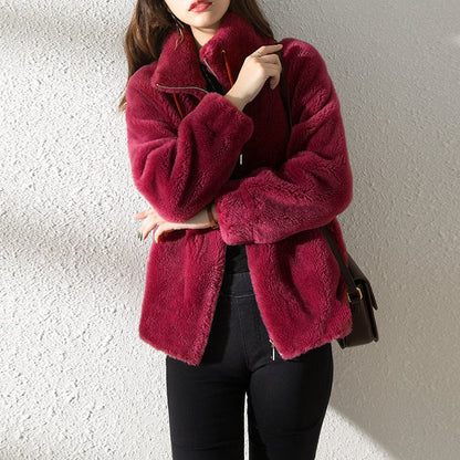 🔥LAST DAY 49% OFF - 💥Padded Coat Stand-collar Double-faced Fleece Jacket
