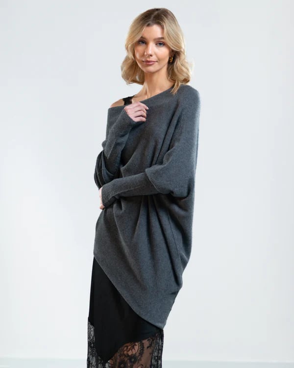 🔥LAST DAY 49% OFF - Asymmetric Draped Jumper (Buy 2 Free Shipping)
