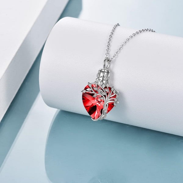 🔥Last Day 49% OFF - 🎁925 Sterling Silver  Heart Urn Necklace