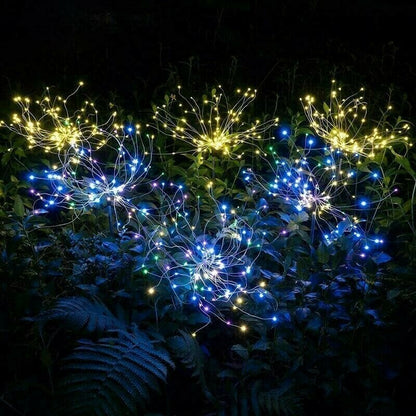 🔥LAST DAY 49% OFF - 🎁Waterproof Solar Garden Fireworks Lamp