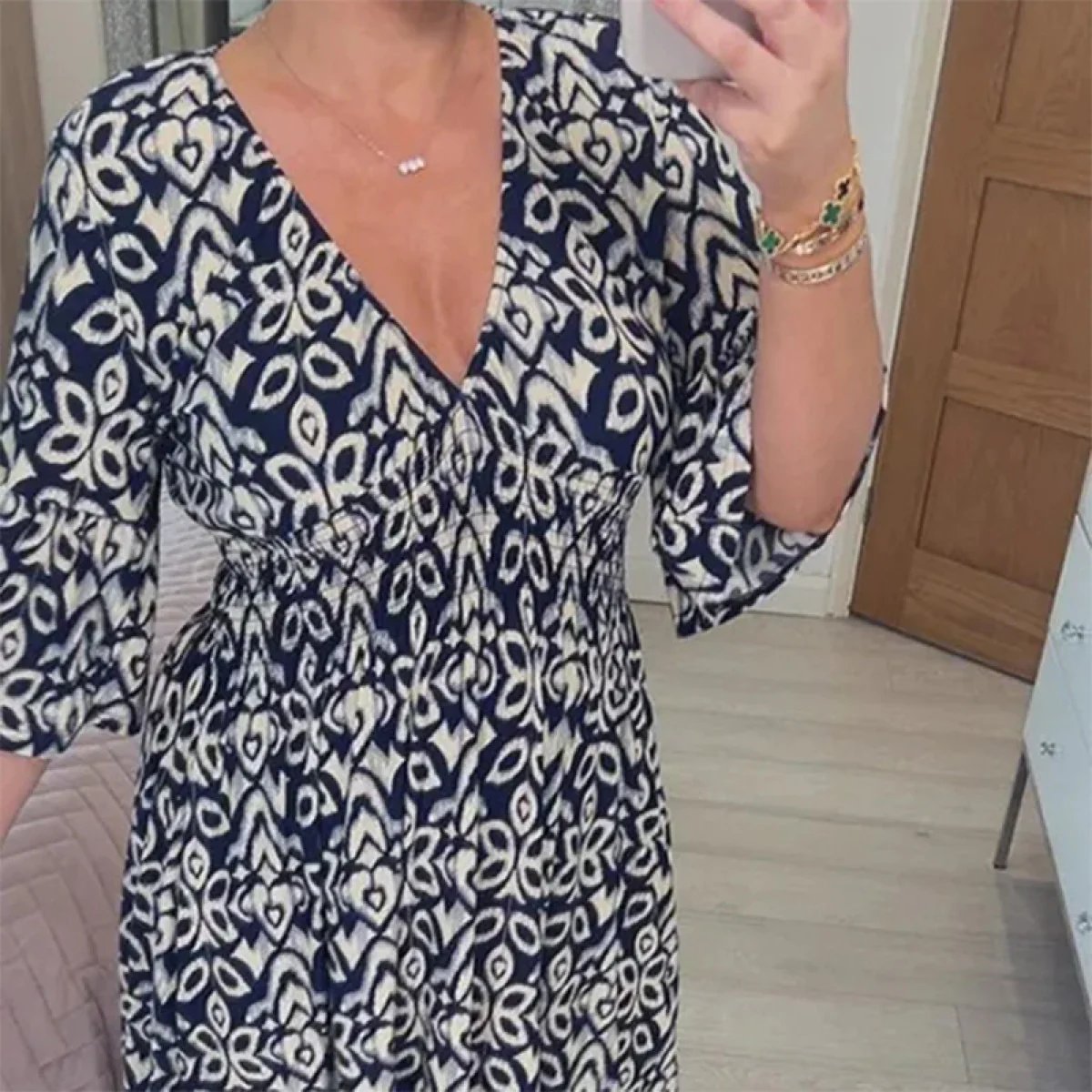 🔥LAST DAY 49% OFF👗Neck Waist Wrap Long Dress