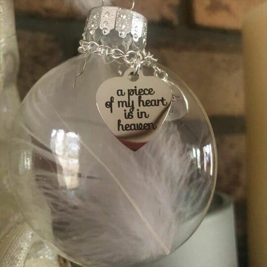 🔥LAST DAY 49% OFF - A Piece of My Heart Is In Heaven Memorial Ornament
