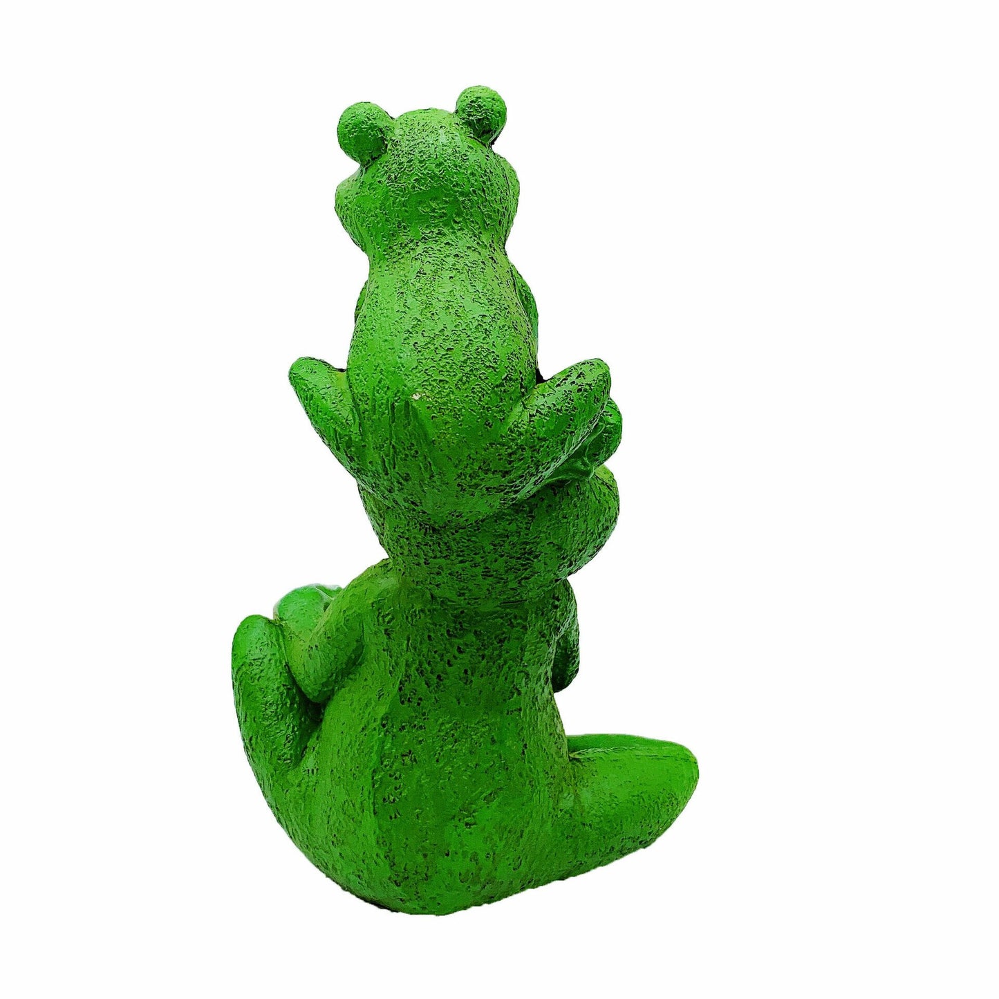 Decorative Stacking Frogs Shovel Lawn Ornament Garden Statue
